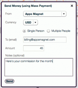Who do you want to send money to? How much? From which account?