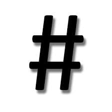 Hashtag symbol