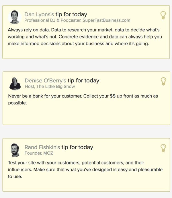 Growth advice that works!