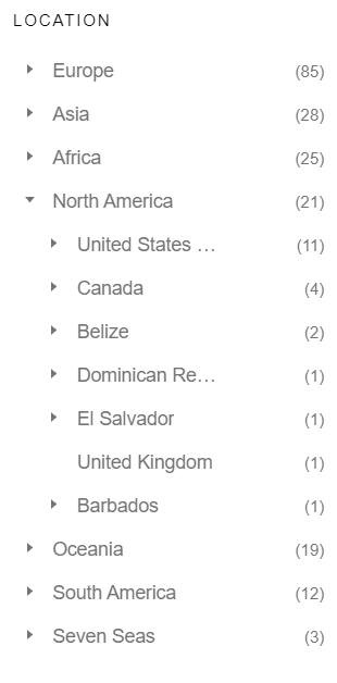 Export Amazon orders by country