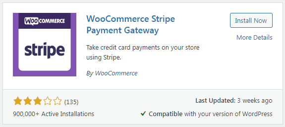 WooCommerce Stripe Payment Gateway plugin