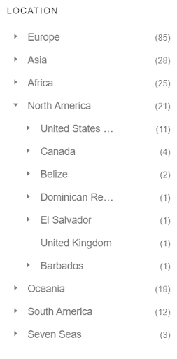 Export Amazon orders by country