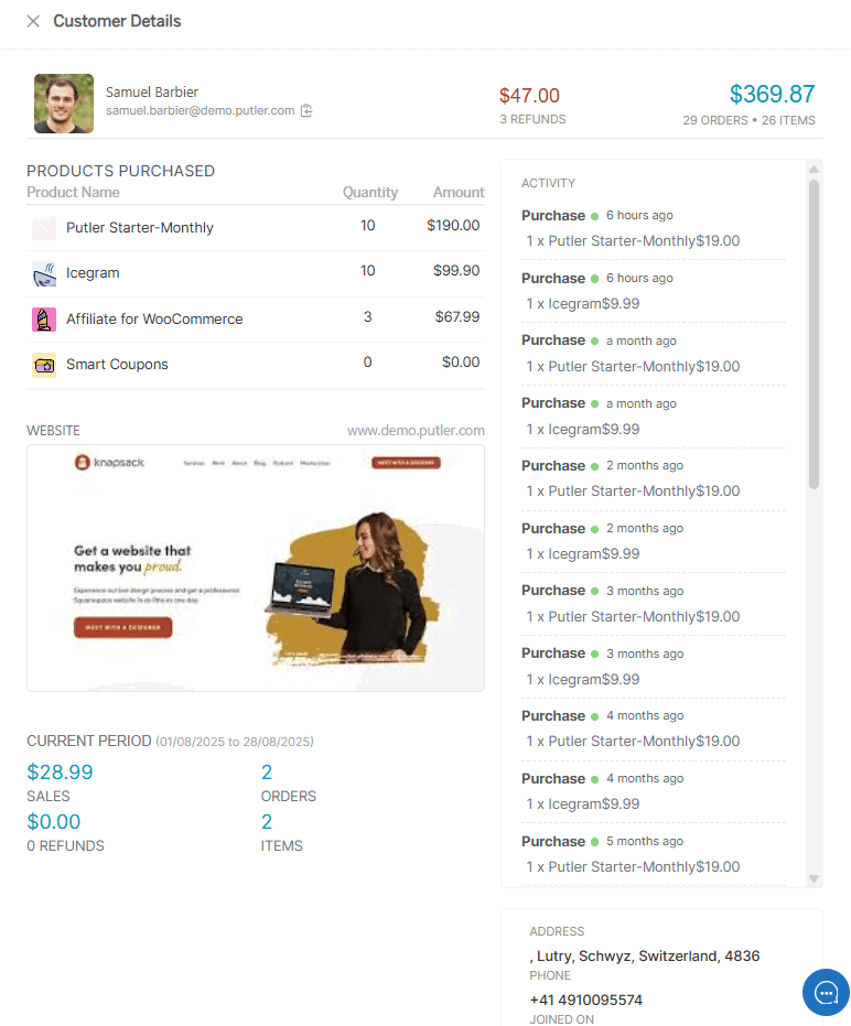Customer-profile