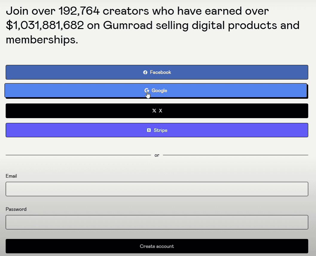 Multiple-Gumroad-account-step- 2