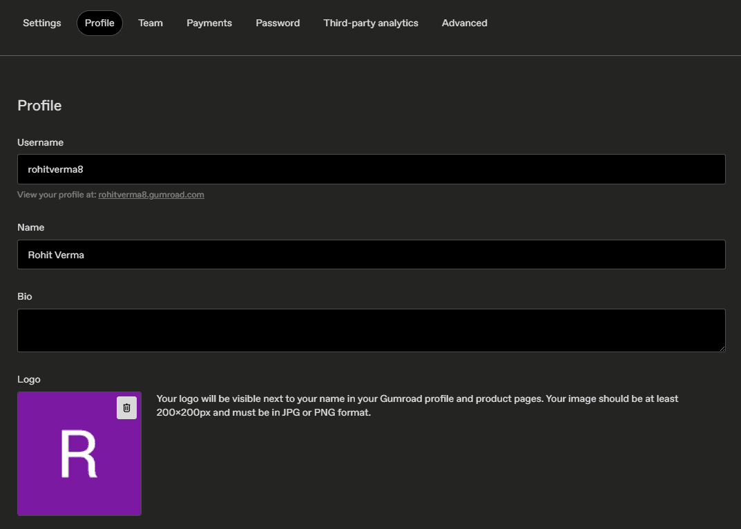Multiple-Gumroad-accounts-step 4