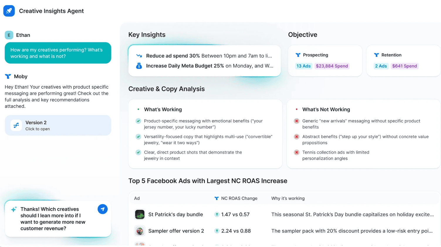 Triple Whale Moby Agents