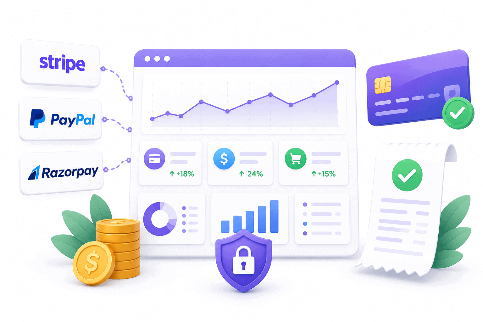 Multiple payment gateways